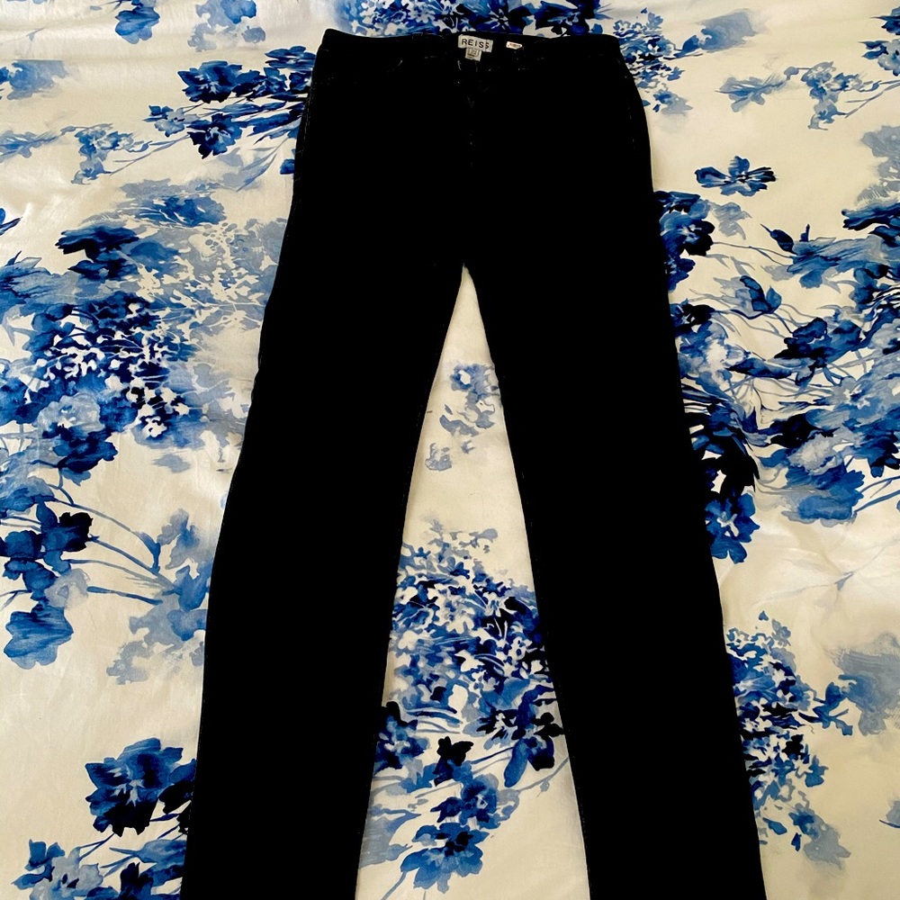 Reiss jeans original dark gray straight leg